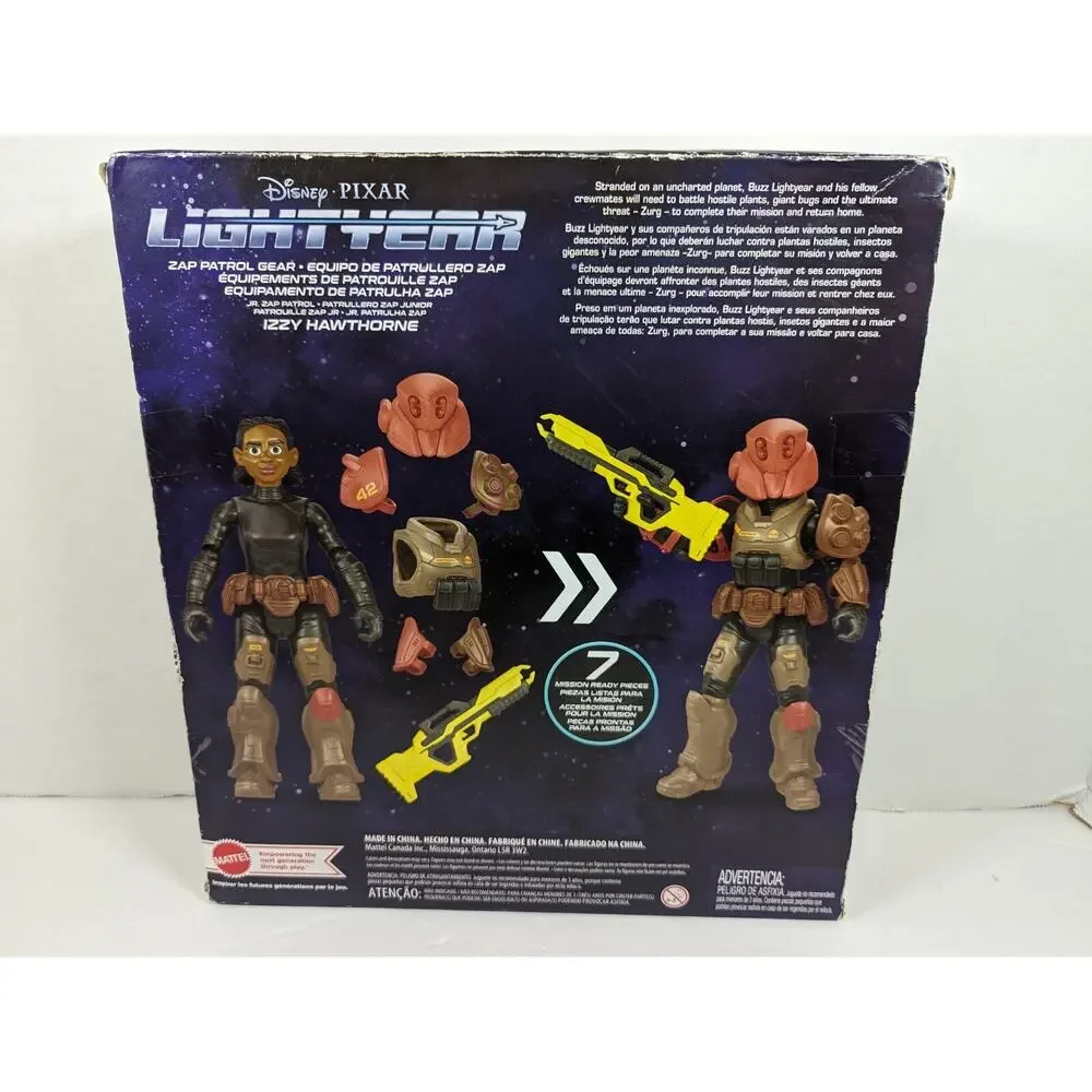 Disney Pixar Lightyear Zap Patrol Gear Izzy Hawthorne 7 Mission Ready Pieces NIB